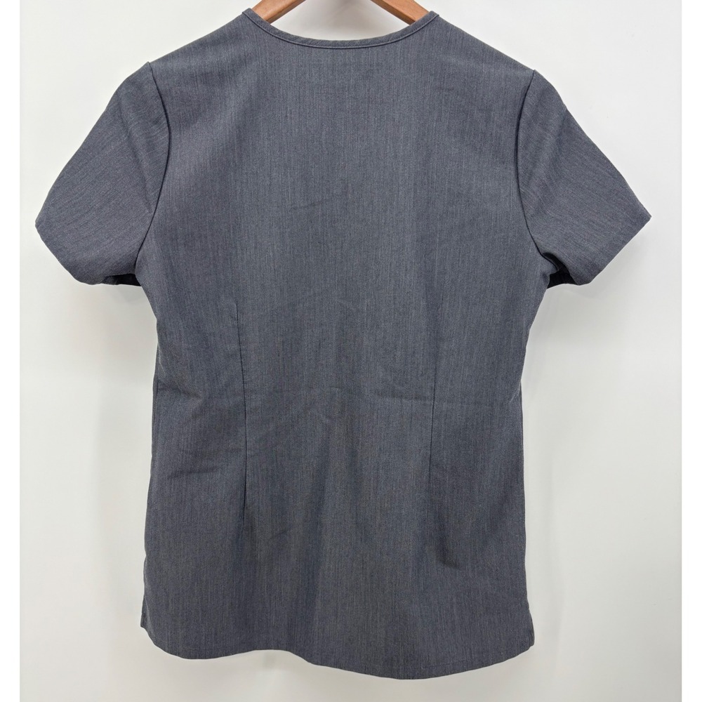 FIGS Catarina One Pocket Scrub Top Women XS Gray Technical Collection FW1000 - Picture 2 of 6